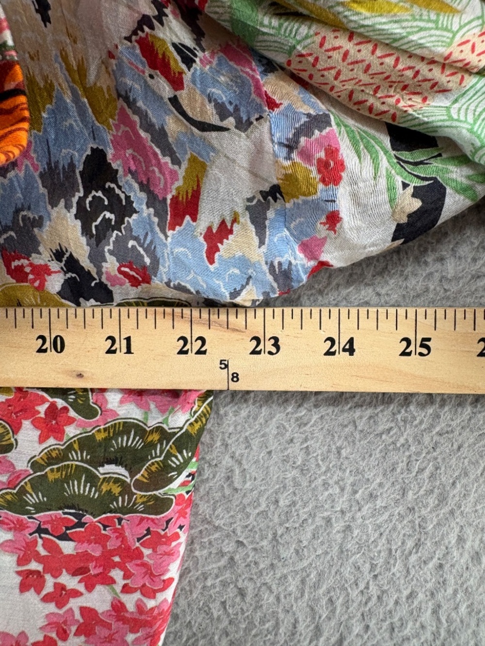 One Hundred Stars Kimono Palazzo Pants 2 Piece Set Boho Floral S/M Art to Wear - Picture 6 of 16